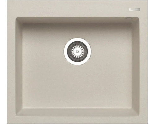 Dřez Pyramis ISTROS 500 béžová 070044511 Kuchyňský dřez z umělého kamene s odtokovou armaturou