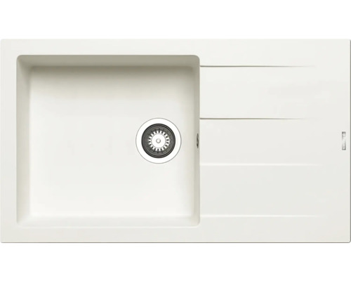 Dřez Pyramis ATHLOS 500 bílá 070070611 Plastový dřez s odkapávací plochou