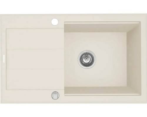 Dřez Pyramis SPARTA 480 ivy moka 070084001 Dřez s odkapávací plochou a umyvadlem