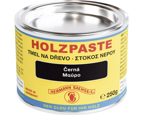 Hermann Sachse tmel na dřevo černý 250 gramů