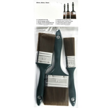 Sada lazurovacích štětců, tři kusy, 30 milimetrů, 50 milimetrů, 70 milimetrů