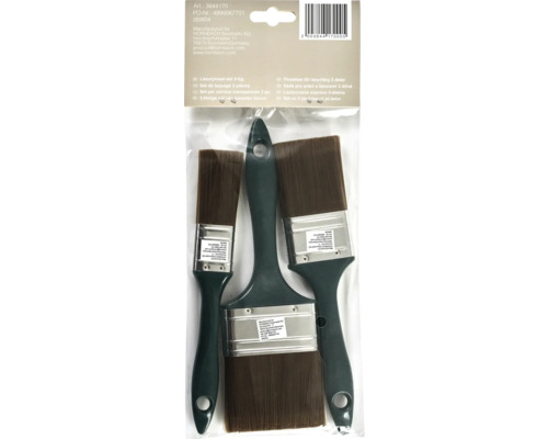 Sada štětců na lazury, 3dílná