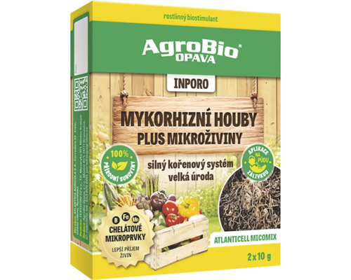 Balení mykorhizních hub s mikroživinami