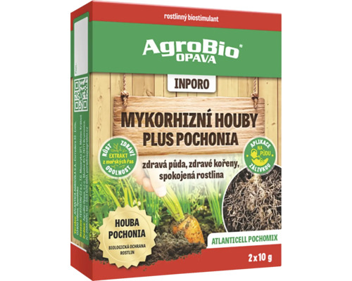Produktové balení AgroBio Opava Mykorhizní houby Plus Pochonia