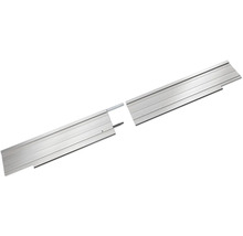 Dvoudílná vodicí lišta z hliníku pro přesné řezy včetně spojovacích prvků