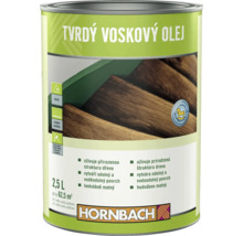 Plechovka s tvrdým voskovým olejem pro interiér, 2,5 litru, logo Hornbach