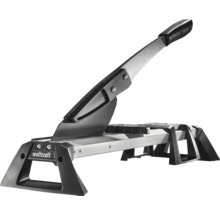 wolfcraft řezačka na laminát s pákou a stabilní základnou.