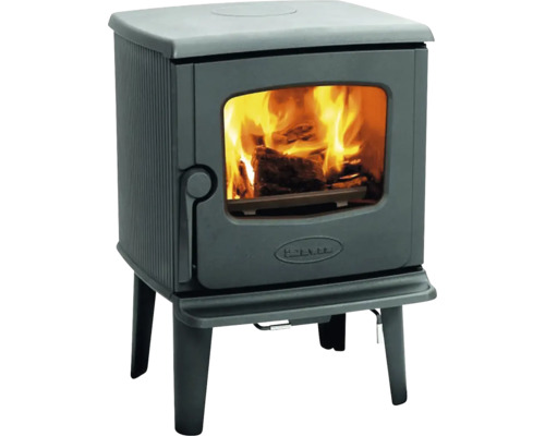 Krbová kamna s hořícím dřevem