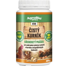 AgroBio Opava Čistý kurník, křemenný prášek proti roztočům, 400 gramů