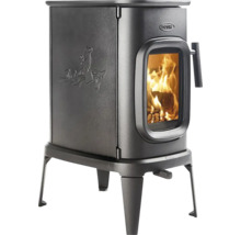 Krbová kamna z litiny s topeništěm a čtyřmi nohami