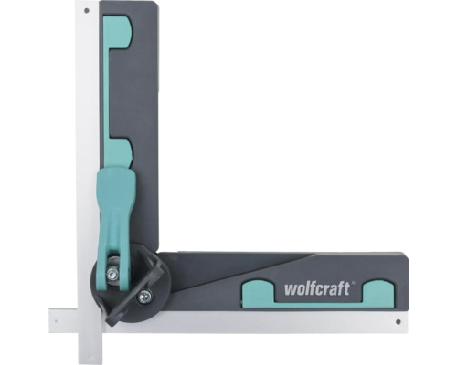 Wolfcraft pokosník a řezací šablona z plastu a kovu pro měření a přenášení úhlů, Wolfcraft Logo