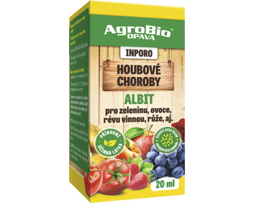 AgroBio Opava Albit přípravek proti houbovým chorobám, 20 ml balení