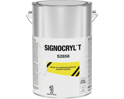 Barva Signocryl T S2856 pro vodorovné dopravní značení v plechovce