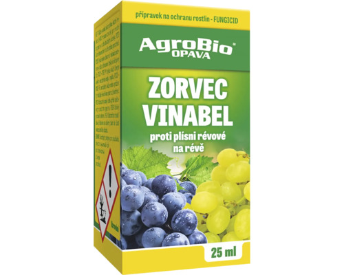 Zorvec Vinabel AgroBio 25 ml AgroBio Opava Zorvec Vinabel fungicid pro ochranu proti plísni révové, 25 ml