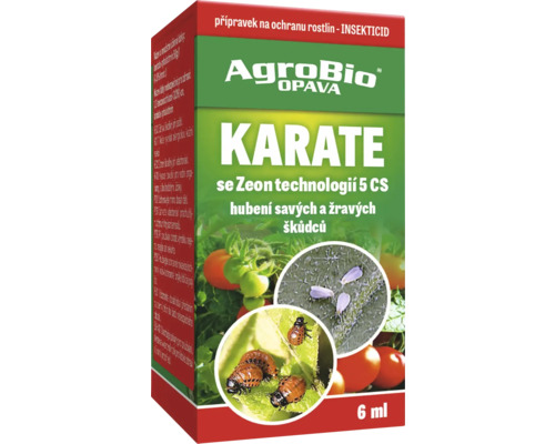Karate Zeon 5 SC 6 ml AgroBio Opava Karate insekticid k hubení škůdců, 6 ml