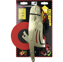 Quickloader Heavy Duty upínací popruh s ráčnou se značkami TÜV Rheinland a GS.