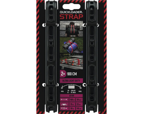 Popruh Quickloader, 2 kusy po 100 cm