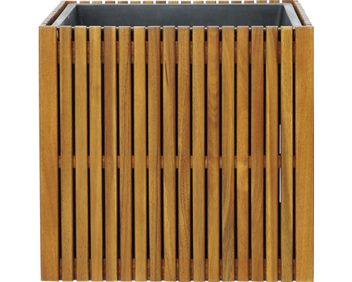 Květináč z dřevěných lamel