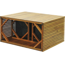 Dřevěný box na popelnice pro dvě popelnice