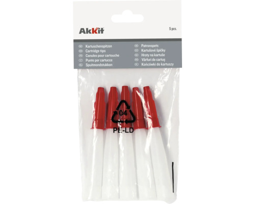 Akkit Kartušové špičky, 5 kusů