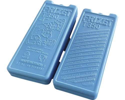 Dva modré chladicí akumulátory typu Frizet T350