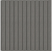 Šedé fasádní obklady z plastu