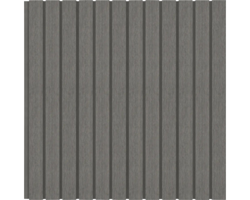 Šedé fasádní obklady z plastu