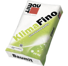 Vakenný štuk Klima Fino od společnosti Baumit, 20 kilogramů