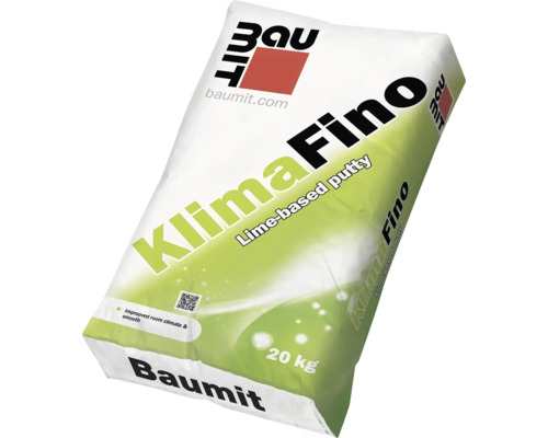 Vakenný štuk Klima Fino od společnosti Baumit, 20 kilogramů