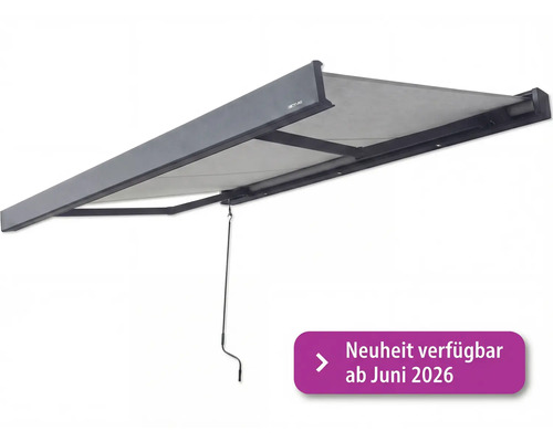 Kazetová markýza Kettler 4 x 3 m greige Markýza s klikou