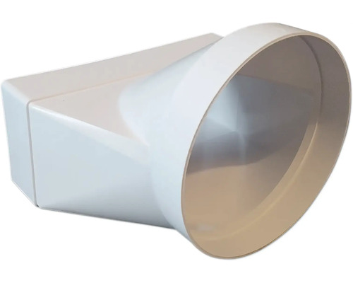 Čtvercově-kulatý přechod pro ventilační kanály