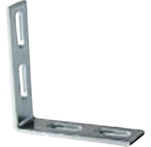 Rohový spojovací prvek s podélnými otvory pro upevnění součástí