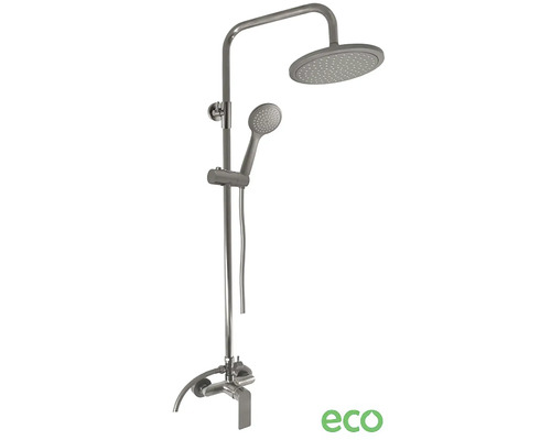 Sprchový panel s hlavovou a ruční sprchou