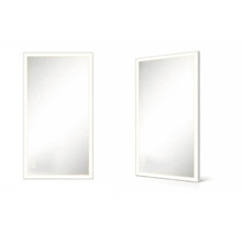 Dvě obdélníková koupelnová zrcadla s osvětlením