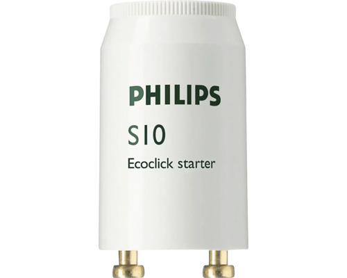 Startér pro zářivku Philips S10 4-65W SIN 220-240V Startér Philips S10 Ecoclick