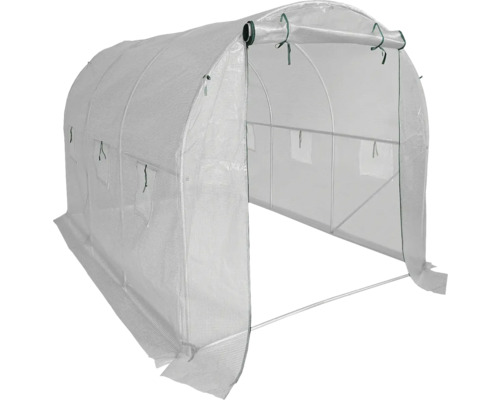 Skleník s otevřenými dveřmi