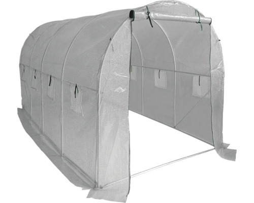 Skleník s otevřenými dveřmi