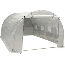 Skleník s fólií a ocelovým rámem