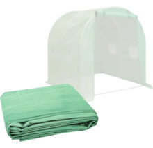 Zahradní tunelový fóliovník s krycí plachtou