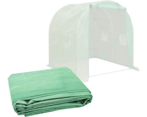 Zahradní tunelový fóliovník s krycí plachtou