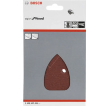 Sada pěti brusných listů Bosch Expert for Wood, zrnitost 180
