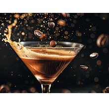 Espresso Martini s kávovými zrny