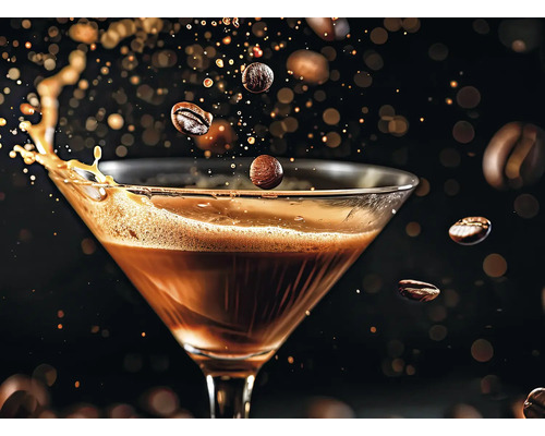 Espresso Martini s kávovými zrny