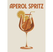 Nápoj Aperol Spritz s plátky pomeranče ve sklenici