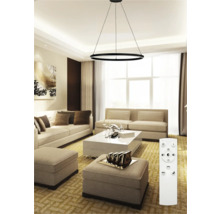 Závěsné svítidlo v obývacím pokoji s dálkovým ovládáním