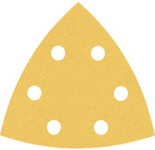 Trojúhelníkový brusný papír s otvory pro brusku