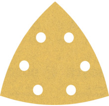 Trojúhelníkový brusný papír s otvory