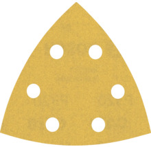 Trojúhelníkový brusný papír se šesti otvory