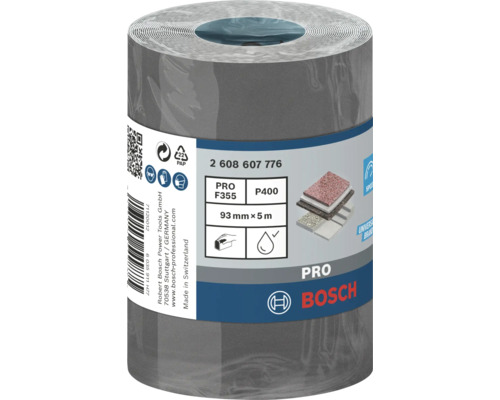 Brusný rouno Bosch, zrnitost P400, 93 mm x 5 m