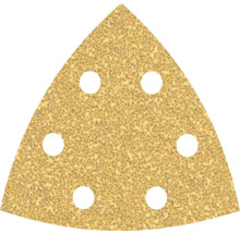 Trojúhelníkový brusný papír s otvory pro odsávání prachu